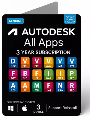 AutoDesk All Apps 2025 – 1-Year or 3-Year Subscription | Multi-Device Access | License Tied to Your Email (Copy)